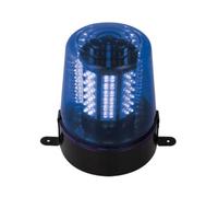 HQ-Power Faro con 108 LED, migliora la sicurezza e la visibilità, velocità di rotazione regolabile, alimentatore/caricatore incluso, a risparmio energetico, 14 V CC, blu