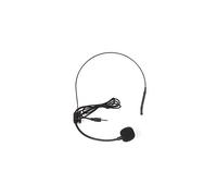 HQ-Power Cuffia con microfono, con cavo, connettore jack 3,5 mm, nera