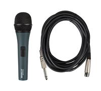 HQ Power MICPRO9-Microfono dinamico con custodia per trasporto, colore: nero - N