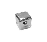 HQ Power Speaker cabinet corner with stud supporto da parete per casse acustiche Metallo Acciaio inossidabile, Bianco
