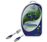 HQ SV-400-2.5 cavo HDMI 2,5 m HDMI tipo A (Standard) Blu, Grigio
