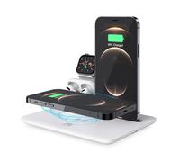 HQ-UD17 4 in 1 Porta del telefono caricatore wireless Base di ricarica per smart