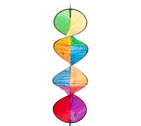 HQ Windspiration 108225 Helix - Campanello a Vento in Stile Vittoriano, Resistente ai Raggi UV e alle intemperie, Lunghezza 80 cm, Diametro 25 cm, Sospensione Inclusa