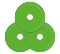 HQABCUTR 3 pezzi di dischi diamantati for il taglio del vetro da 115/125 mm, for marmo, piastrelle in ceramica, giada, cristallo, bottiglie di vino, utensile for smussatura