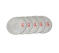 HQABCUTR 5 pezzi 4,5 pollici 110 mm lama for sega diamantata disco da taglio cerchio 3/4" 0,6 m