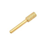 HQABCUTR 8/10mm 6mm Gambo Diamante Taglio Rettifica Testa Montata Punti Bit Giada Pietra Intagliare Lucidatura Utensili rotanti 1 pz
