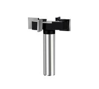 HQABCUTR Fresa for spianatura, gambo da 1/2 pollice, fresa for scanalatura a T a 2, 3 e 4 scanalature for legno