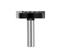 HQABCUTR Fresa for spianatura, gambo da 1/2 pollice, fresa for scanalatura a T a 2, 3 e 4 scanalature for legno