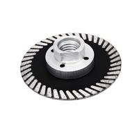 HQABCUTR Lama for sega diamantata Turbo Cutting da 75 mm con flangia M14 5/8-11 Disco da intaglio