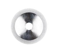 HQABCUTR Mola abrasiva diamantata monofacciale da 100 mm di diametro x 20 mm di foro, 100#, for punte da trapano bianche in acciaio rapido
