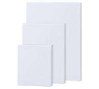 HQdeal Art Tela Bianca,Arte Telaio Barella,Olio per Pittura Pannelli di Tela, 100% Cotone