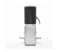 HQDRCY Motore a Vite Senza fine CC 12V 24V a Coppia Elevata, Doppio Albero 5882-50ZY, velocità Regolabile CW/CCW(7rpm,12V)