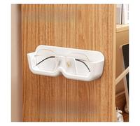 HQGFUYDGW Vetrina Porta Occhiali, Contenitore for Occhiali da Sole, Contenitore for Occhiali da Sole Perforato, Montaggio a Parete, Porta Occhiali, riordino della casa(White-5PCS)