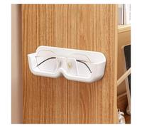 HQGFUYDGW Vetrina Porta Occhiali, Contenitore for Occhiali da Sole, Contenitore for Occhiali da Sole Perforato, Montaggio a Parete, Porta Occhiali, riordino della casa(White)