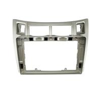 HQGQCEZEK Kit Montaggio Autoradio per Toyota per Yaris per Vitz per Platz 2005-2011 Kit di Montaggio per Autoradio 2 DIN Pannello di Copertura 9 Pollici Mascherina Autoradio(Argento)