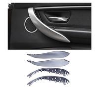 HQGQCEZEK Maniglia Per Porta Per Auto Maniglie Per Porte Interne Sostituisci Coperchio Maniglia Per Portiera Per Serie 3 4 F30 F36 M3 (Outer Silver)