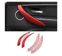 HQGQCEZEK Maniglia Per Porta Per Auto Maniglie Per Porte Interne Sostituisci Coperchio Maniglia Per Portiera Per Serie 3 4 F30 F36 M3 (Outer Red)