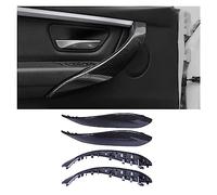 HQGQCEZEK Maniglia Per Porta Per Auto Maniglie Per Porte Interne Sostituisci Coperchio Maniglia Per Portiera Per Serie 3 4 F30 F36 M3 (Outer Carbon fiber)