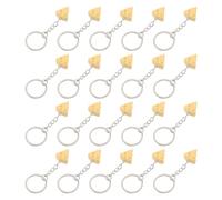 HQHYGM 20 pz Realistico Portachiavi in Resina Portatile Cartoon Cibo Ciondoli Ciondoli per Zaino Insegnante Collega Apprezzamento Divertimento Bomboniere Borsa di Formaggio Giallo Accessori
