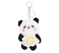 HQHYGM - Adorabile portachiavi con ciondolo a forma di panda in stile cartone animato, per borse e chiavi, per compleanni, San Valentino e vacanze, accessorio morbido e accogliente da appendere