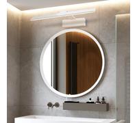 HQHYGM Bathroom Mirror Wall Light Vanity Wall Lamp Indoor Wall Waterproof Wall Long Strip Aluminium Acrylic for Makeup Bedroom Living Room (White-Warm Light 82cm)