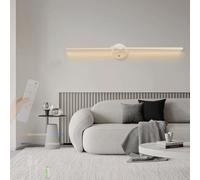 HQHYGM Battery Operated Wall Lamp Indoor Wall Light with Remote Control Dimmings Wall Touch Control Wall Decoration for Living Room Bedroom Balcony (bianco)