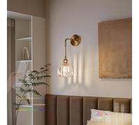 HQHYGM Battery Operated Wall Light Indoor Vintage Wall Lamp RGB Dimmings Wall with Remote Control Wall USB Rechargeable Wireless for Bedroom Living Room Corridor (A 1 Pack)