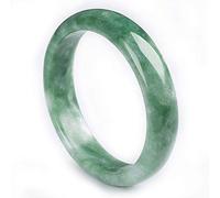 HQHYGM Calcite Naturale Bellissimo Braccialetto in Giada Verde da Donna
