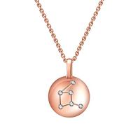 HQHYGM Collane per Donne Ragazze Costellazione di Rosa Bilancia Oroscopo Collana Astrologia 12 Costellazioni Oroscopo Segno Astrologia Zodiaco Stella Collana Regali di Compleanno per Donne Ragazze