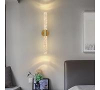 HQHYGM Creative Bubble Wall Light retrò Nordic Minimalista Minimalista Long Interior Hardware Reading Decorative Wall Black Gold per Camera da Letto del corridoio (Oro Chiaro Neutro)