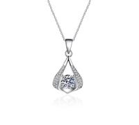 HQHYGM Delicate collane con zirconi per Donne, Eleganti Gioielli con Ciondolo a Cuore collane Lunghe per Donne e Ragazze, collane Girocollo con Amore eterno e Infinito, Piccoli Regali Personalizzati