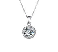 HQHYGM Delicate collane con zirconi per Donne, Eleganti Gioielli con Ciondolo a Cuore collane Lunghe per Donne e Ragazze, collane Girocollo con Amore eterno e Infinito, Piccoli Regali Personalizzati