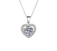 HQHYGM Delicate collane con zirconi per Donne, Eleganti Gioielli con Ciondolo a Cuore collane Lunghe per Donne e Ragazze, collane Girocollo con Amore eterno e Infinito, Piccoli Regali Personalizzati