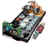HQHYGM DFSHGDF1170 Un vassoio da tè Set da tè Spegnimento automatico, Bollitore elettrico per una facile pulizia Completamente automatico Tutto in uno Casa Soggiorno Ufficio Semplice set da tè Gongfu,