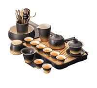 HQHYGM DFSHGDF991-2024 Nuovo Stile Set da tè in gres Set per la casa Luce di Lusso High-End Reception teiera Set da tè Gongfu, Tazza da tè Kung Fu