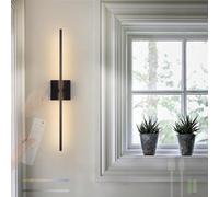 HQHYGM Indoor Wall Light Wall Lamp Touch Control Dimming Wall with Remote Control 2700K-6500K Wall USB Rechargeable Battery for Bedroom Living Room Corridor (Square 82cm)