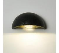 HQHYGM Lampada da Parete a Mezza Luna Naturale, Lampada da Parete nordica, Applique semitonda da Parete per Camera da Letto, Comodino, Cucina, Ingresso, Soggiorno, rondella da Parete, 3 modalità