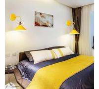 HQHYGM Lampada da Parete Industriale con Interruttore on/off Lampada da Parete in Rame Corpo in Vernice smerigliata Comodino Bagno Luci da toeletta Camera da Letto