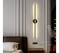 HQHYGM Luce a Parete con Telecomando 2700K-6500K Lampada a Parete Dimmuta Touch Controllo Parete 350 ° Ruota Batteria Interno a Parete operata per Il Soggiorno del corridoio Camera da Letto (Cerchio