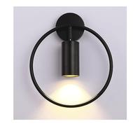 HQHYGM Parete Minimalista, lampade a Parete ad Anello Creativo a riflettori, Luce a Parete a Testa Leggera Regolabile, apparecchi di luci Eleganti per Il Letto per Soggiorno Camera da Letto