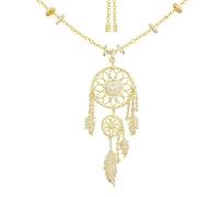 HQHYGM Regalo dei Gioielli della Collana del Pendente della Collana delle Signore Retro Lucido della Nappa della Collana della Piuma di Modo Grande