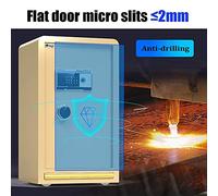 HQHYGM s Armadio elettronico ignifugo di Grandi Dimensioni per Ufficio Domestico Serratura a Chiave antifurto in Acciaio Resistente Wi