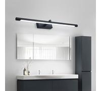HQHYGM Specchio a Parete Frontale Lampada da Bagno Parete Luce da Bagno Interno a Parete Decorativa a Parete Lunga acrilica per Camera da Letto Specchio da Bagno (Luce Bianca-Bianca 56 cm)
