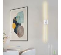 HQHYGM Wall Light with Remote Control Dimmings Wall Lamp USB Rechargeable Wall with Switches Touch Control Wall Iron for Bedroom Living Room Corridor (Silvery 1 Pack)