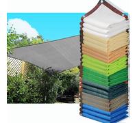 HQQMNY Rete di Protezione Solare, Tenda da Sole con Occhielli, Tasso di Ombreggiamento del 90%, Rete Ombreggiante, Ombrellone da Giardino, Schermatura Privacy per Giardino(Grigio,4m x 5m)