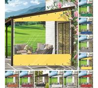 HQQMNY Telone trasparente, impermeabile, con occhielli da 0,5 mm, per esterni, con occhielli, in PVC da 570 g/m², protezione dal freddo (12 colori - Stile b)