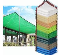 HQQMNY Tenda da sole con occhielli, Rete ombreggiante con tasso di ombreggiatura del 90%, Rete di protezione solare, Rete ombreggiante resistente ai raggi UV, Ombrellone da giardino(Verde,1m x 6m)