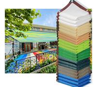 HQQMNY Tenda da Sole Rete di Protezione Solare con Occhielli Tasso di Ombreggiamento del 90% Rete Ombra Resistente ai Raggi UV Rete Ombra Ombrellone da Giardino Privacy(Colorato,2m x 3m)