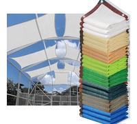HQQMNY Tenda da sole Rete di protezione solare con occhielli Tasso di ombreggiatura del 90% Rete ombreggiante Rete ombreggiante resistente ai raggi UV Ombrellone da giardino(Bianco,2m x 3m)