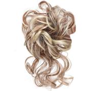HQR Chignon Finto per Capelli,Coda Capelli Extension,Coda Finta Capelli,Cacca Finta,Chignon Facile per Capelli Elastico Capelli Finti Ondulato Capelli Veri Coda di Cavallo(A)